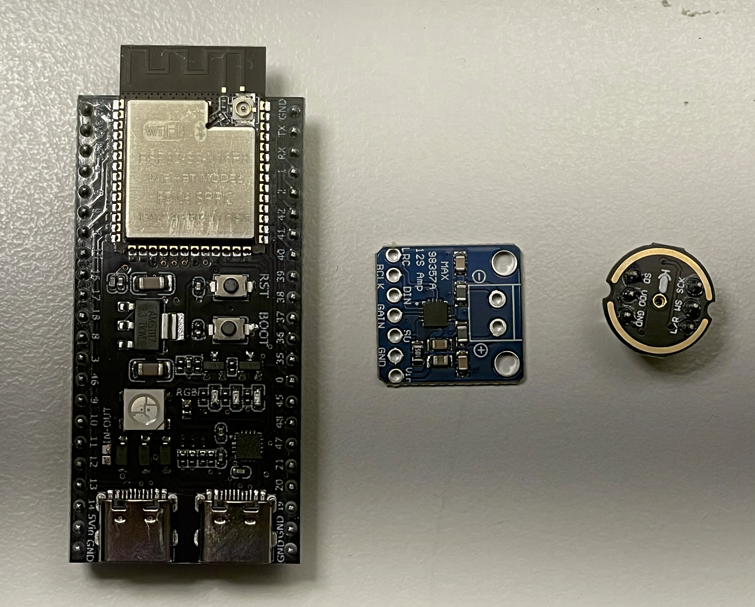 Voice assistant hardware set